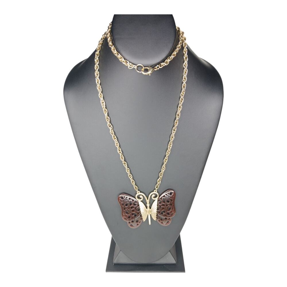 Anthropologie Butterfly Pendant Necklace – NWT